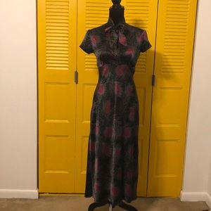 Betsy Johnson silk dress.